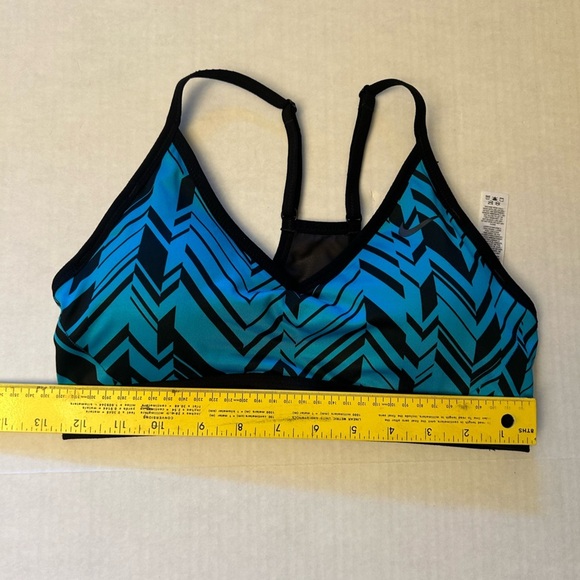 Nike Pro Indy Freeze Frame Sports Bra Geometric athletic Sports Bra Sz-M. AA8 - Picture 11 of 12